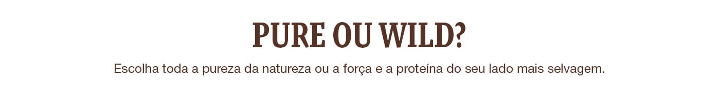 Conheça as nossas gamas para gato. É mais True Origins Pure ou Wild?