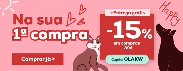 -15% de desconto na sua primeira compra