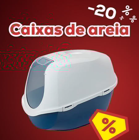 -20% numa seleção de caixas de areia para gatos