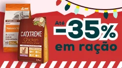 Até -35% numa seleção de ração para gato
