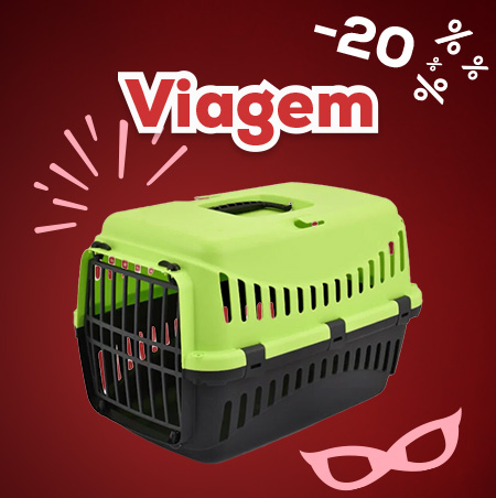 -20% numa seleção de transportadoras de cão e viagens