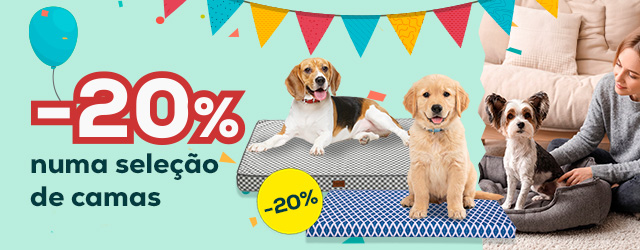 -20% numa seleção de camas