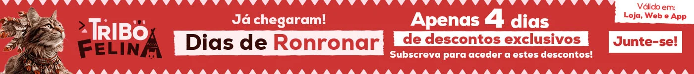 Até -25% em ração para gato e muitas mais promoções