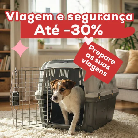 Até -30% numa seleção de casotas e acessórios para o lar