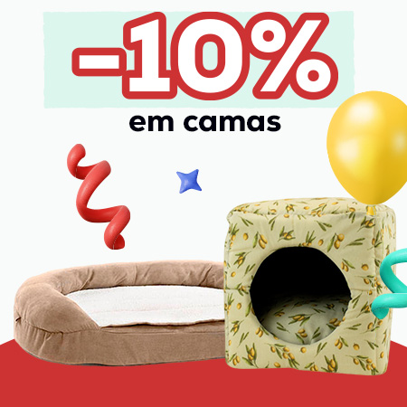 Renove a sua casa: 10% de desconto em camas para cão e gato