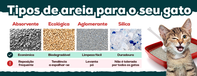 Post Blog Tipos de areias para gatos