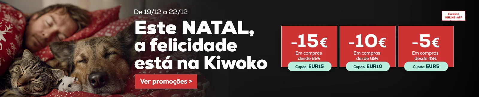 15&euro; de desconto em compras desde 89&euro; ou 10&euro; de desconto em compras desde 69&euro; ou 5&euro; de desconto em compras desde 49&euro;