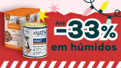 Até -33% numa seleção de alimentação húmida para cão e gato