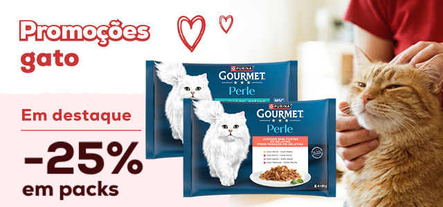 Gourmet: -25% numa seleção de comida húmida para gato