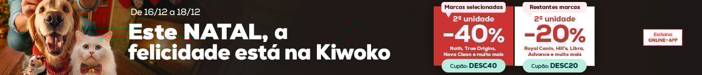 40% de desconto na 2ª unidade em todas as marcas exclusivas ou 20% de desconto na 2ª unidade nas restantes marcas