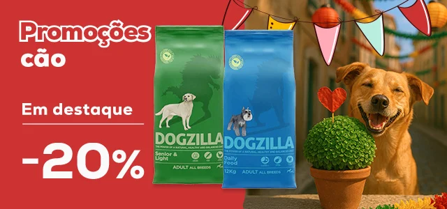 Dogzilla: -20% numa seleção de ração