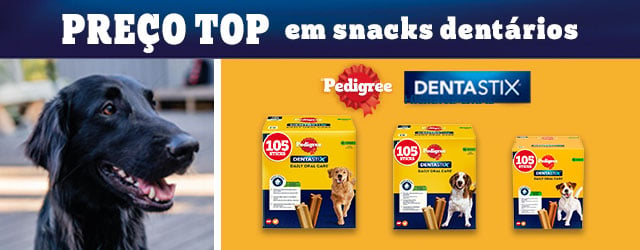 Pedigree: Preço Top numa seleção de snacks