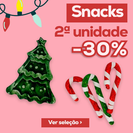 -30% en la 2ª unidad en snacks navideños