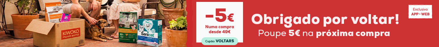 Poupe 5€ na próxima compra superior a 49€