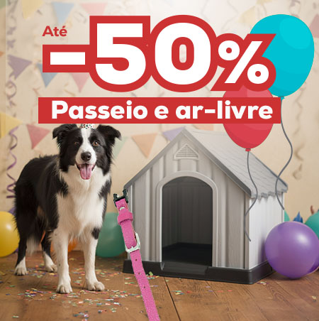 Até -50% numa seleção de acessórios para passeio