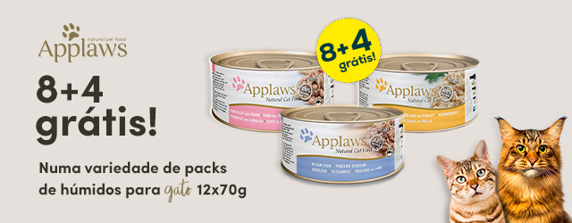 Applaws: 8+4 grátis numa seleção de packs de alimentação húmida para gato