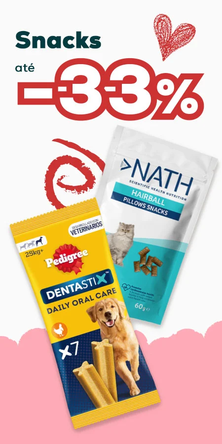 Até -33% em snacks