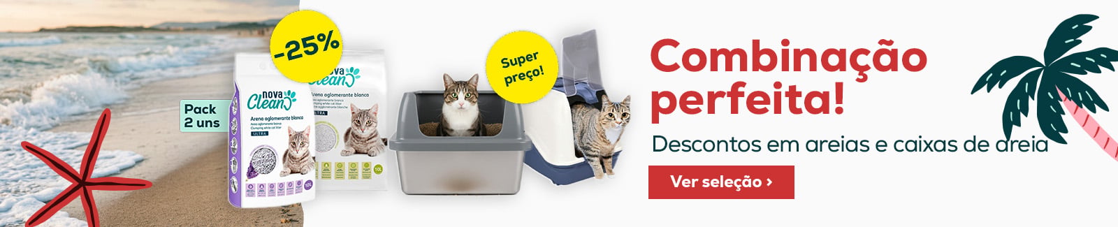 Combina&ccedil;&atilde;o perfeita: Descontos em areias e caixas de areias