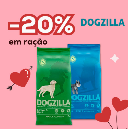 Dogzilla: -20% na ração 12 kg