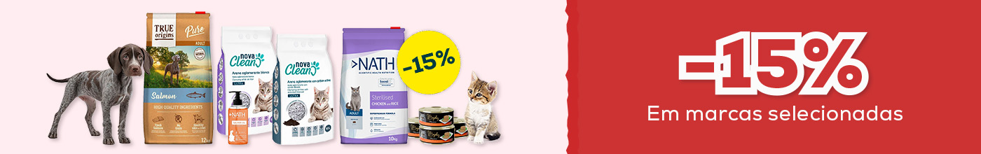 -15% em todas as marcas exclusivas
