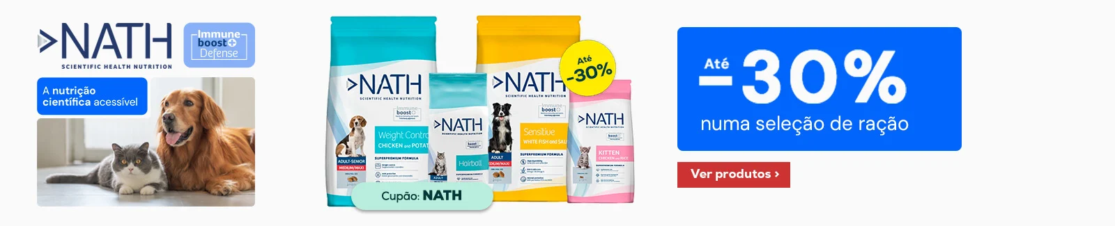 Nath: At&eacute; -30% numa sele&ccedil;&atilde;o de ra&ccedil;&atilde;o