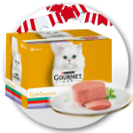 Até 50% Húmido gato