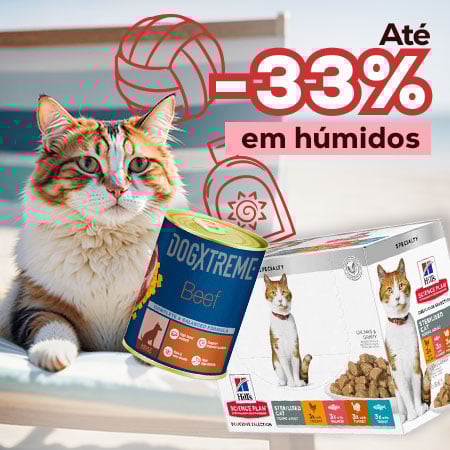 Até -33% em alimentação húmida