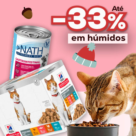Até 33% de desconto em seleção de alimentação húmida Até 33% de desconto em seleção de alimentação húmida