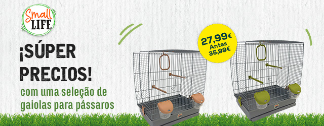 Super preços em gaiolas para aves