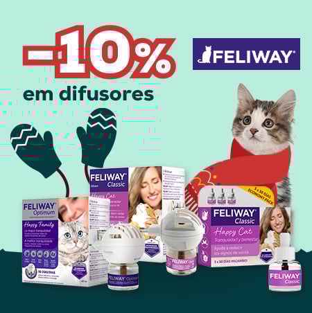 Feliway: 10% de desconto em difusores Feliway: 10% de desconto em difusores