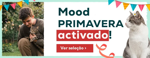 Bem-vinda primavera: Até -50% em ar livre e muda de pelo para gato