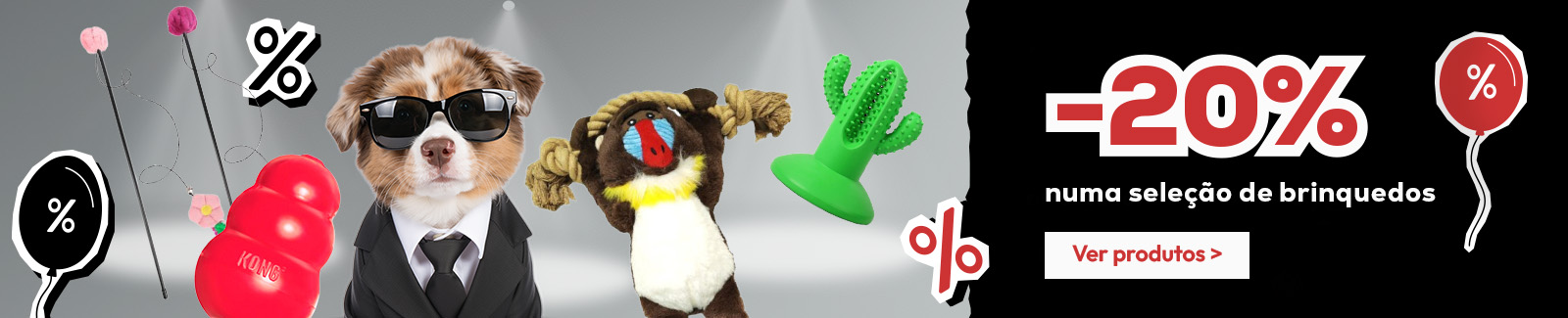 -20% numa seleção de brinquedos
