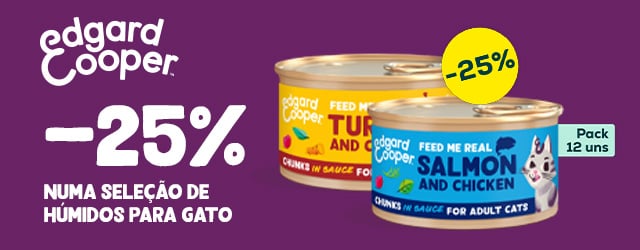 Edgard & Cooper: -25% numa seleção de húmidos para gato