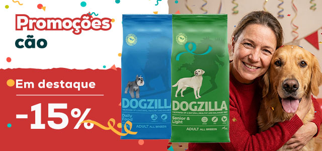 Dogzilla: -15% numa seleção de ração