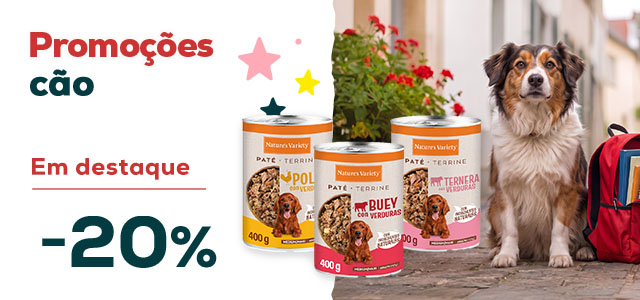 Nature's Variety: -20% numa seleção de alimentação húmida para cão