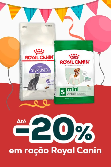 Royal Canin: Até -20% numa seleção de ração