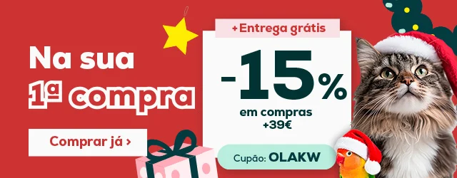 15% de desconto na sua primeira compra