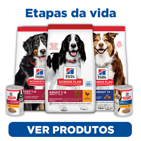 Alimentação Hill's Science Plan para cada etapa de vida do seu cão