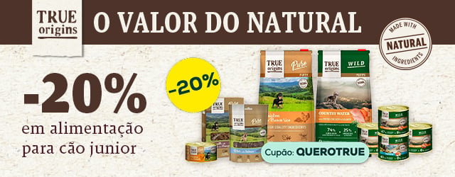 True Origins: -20% em alimentação para cão junior