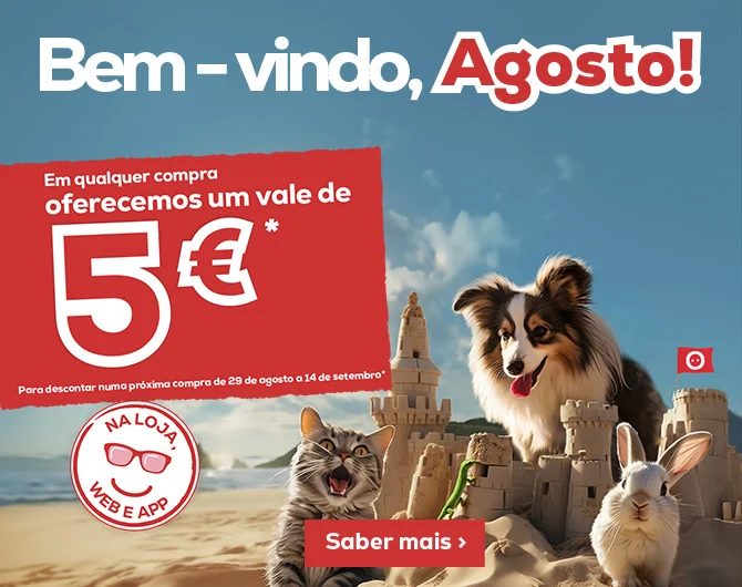 Oferecemos-lhe um vale de 5€ em qualquer compra