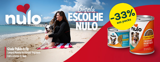 Nulo: -33% numa seleção de alimentação húmida para cão Nulo: -33% numa seleção de alimentação húmida para cão