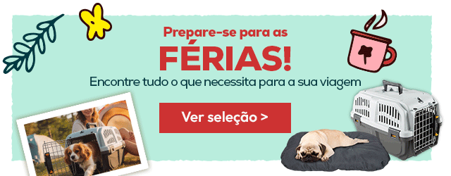 Prepare-se para as férias: Até -40% em acessórios para cão
