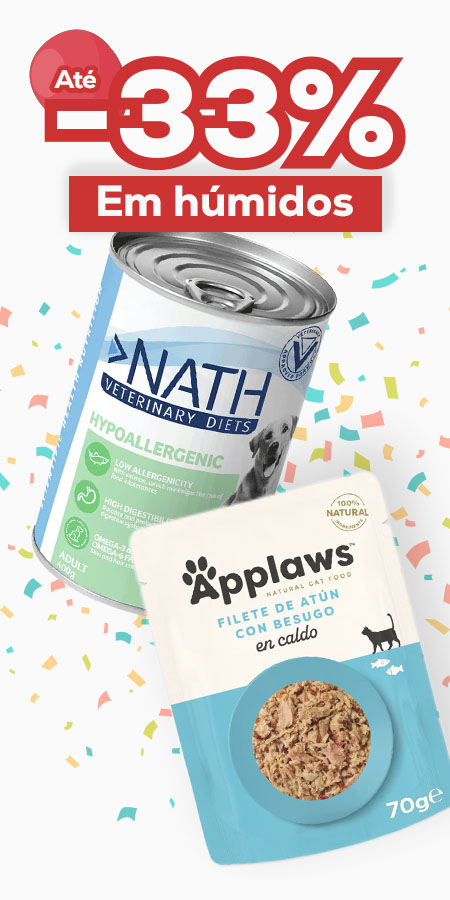 Até -33% numa seleção de húmidos