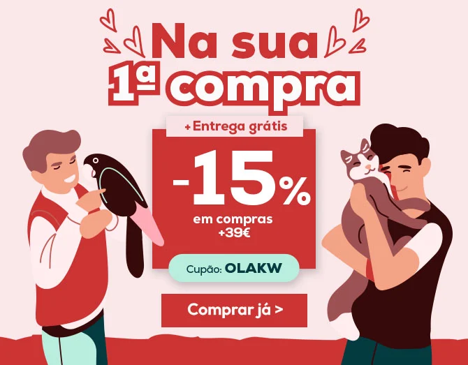 15% de desconto na sua primeira compra
