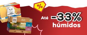Até -33% húmidos para gato