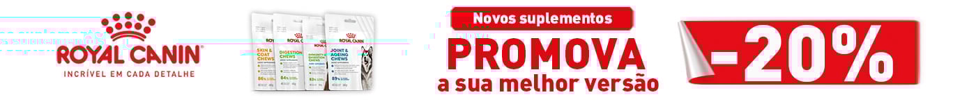 Royal Canin: -20% em snacks para cão