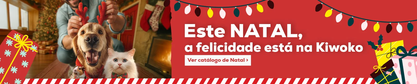 Toda a magia do Natal está na Kiwoko Toda a magia do Natal está na Kiwoko