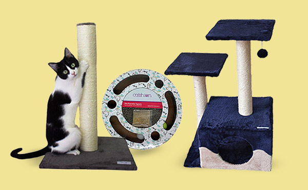 Arranhadores para gatos exigentes
