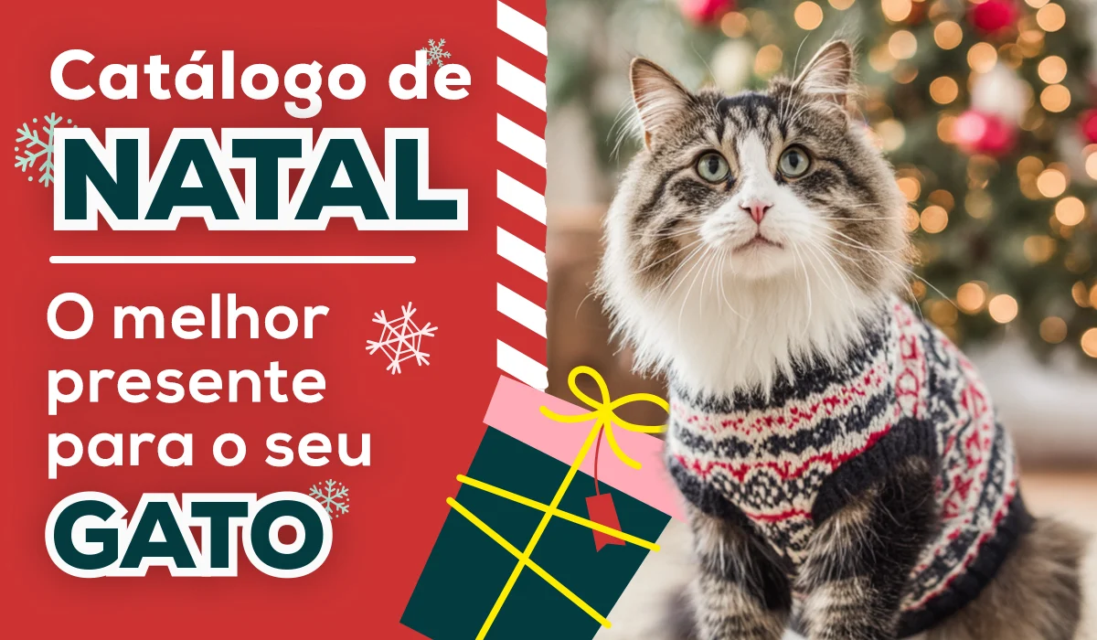 Catálogo de Natal. Encontre o presente perfeito para o seu gato