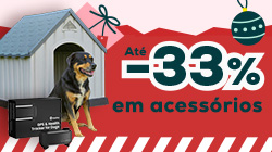 Acessórios: Até -30% desconto numa seleção de acessórios para cão